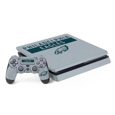 NFL Philadelphia Eagles Silver Performance Series PS4 Slim Bundle Skin